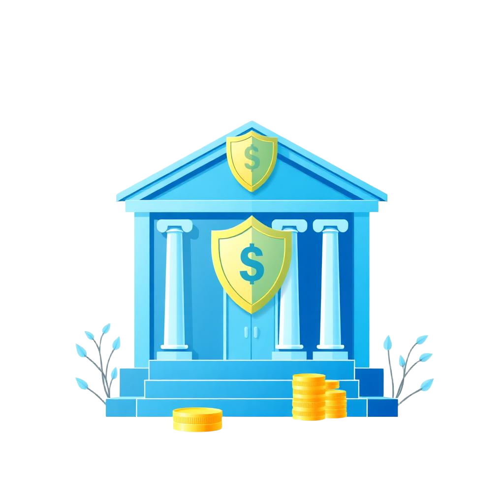 Fund Recovery secure digital bank illustration